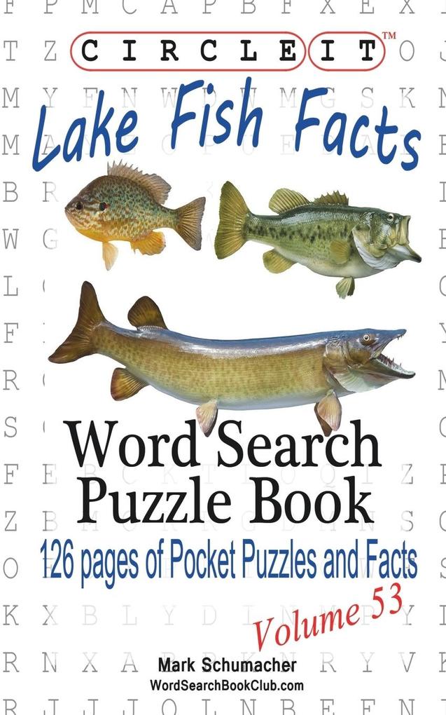 Circle It Lake Fish Facts Word Search Puzzle Book