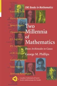 Two Millennia of Mathematics