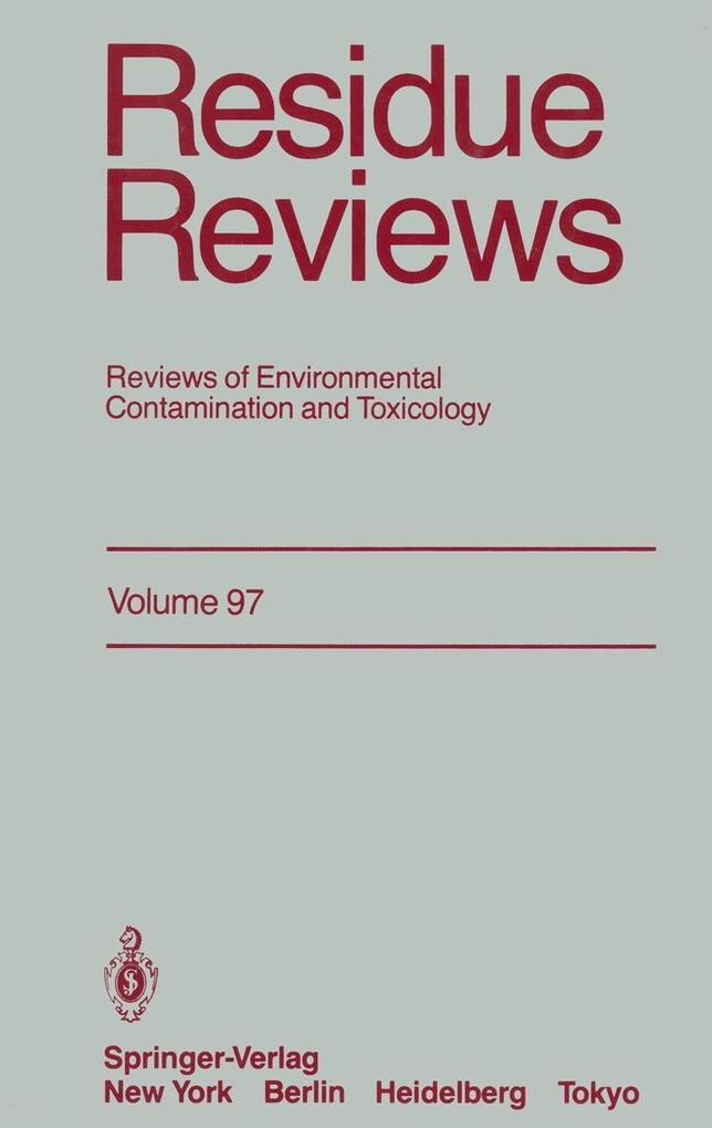 Residue Reviews