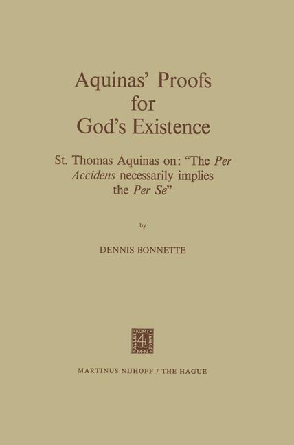 Aquinas' Proofs for God's Existence