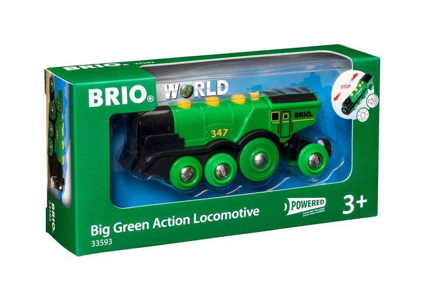 Brio 33593000 Grüner Gustav Batterielok