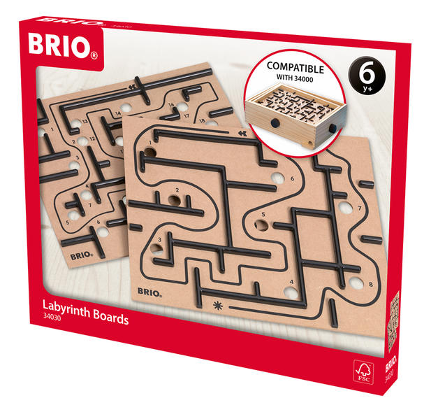BRIO - Labyrinth Ersatzplatten 2tlg.