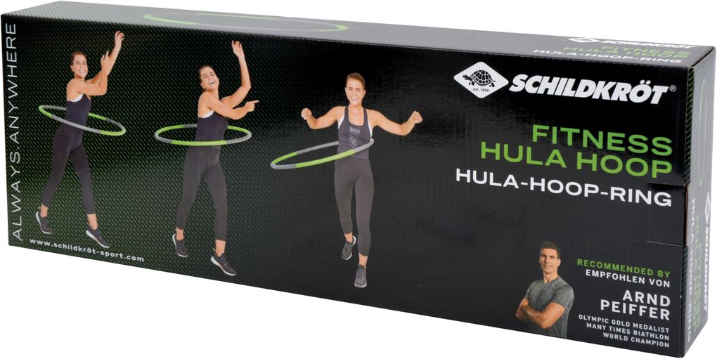 Image of Fitness-Hoop, (Hula-Hoop Reifen Power Ring), Ø 100 cm, schwarz/grün