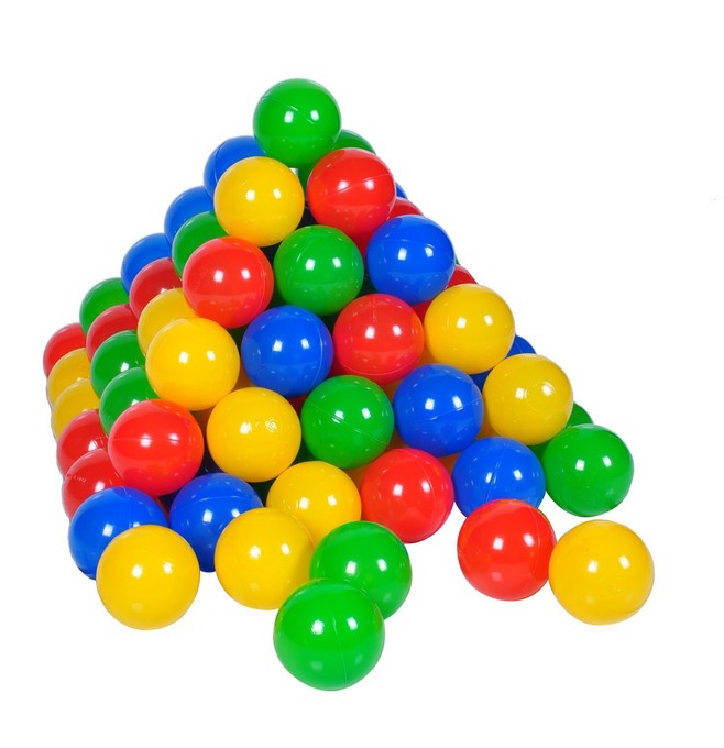Knorrtoys 56790 - Ballset 300 Stück 6 cm Plastikbälle für Bällebad