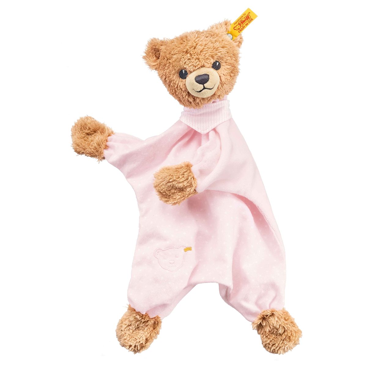 Steiff - Schlaf-gut-Bär Schmusetuch rosa 30cm