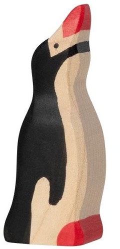 Holztiger 80212 - Pinguin klein Kopf hoch