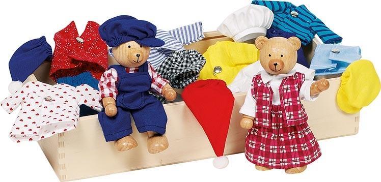 Image of Biegepuppen Bärchens Klamottenkiste Benna & Bennoh
