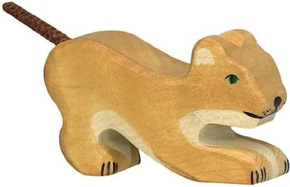 Holztiger 80142 - Löwe klein spielend