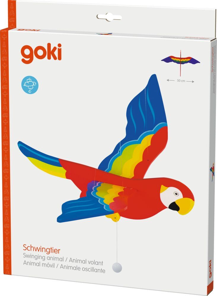 Goki GK452 - Schwingtier Papagei