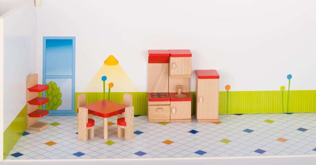 Image of Goki 51718 - Puppenmöbel Küche