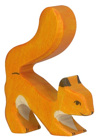 Holztiger 80105 - Eichhörnchen orange