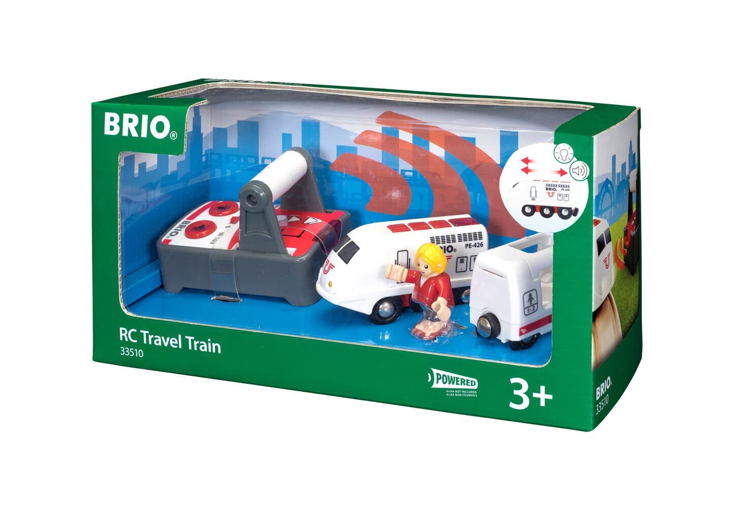 BRIO Eisenbahn RC-Express Reisezug