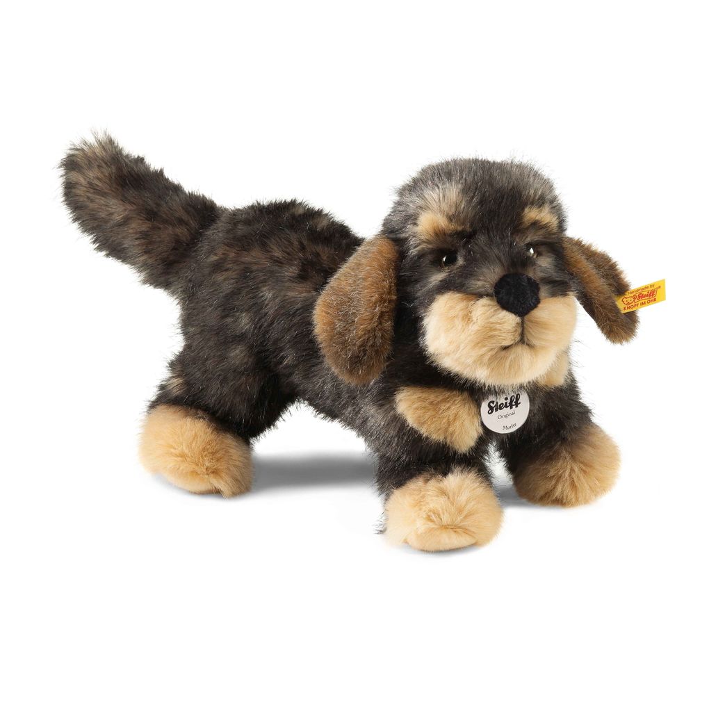 Steiff - Moritz Rauhaardackel dunkelgrau gespitzt 30cm
