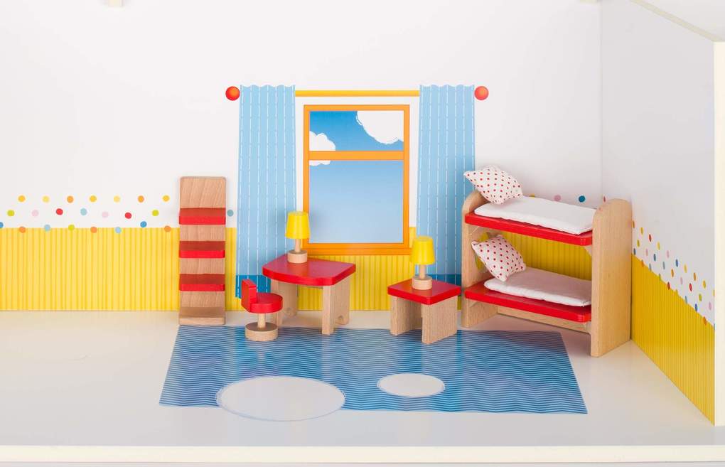 Image of Goki 51719 - Puppenmöbel Kinderzimmer Goki basic.