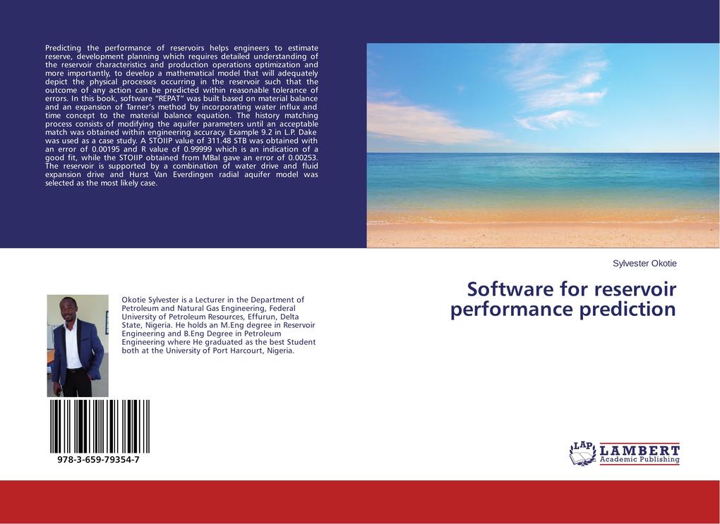 Software for reservoir performance prediction