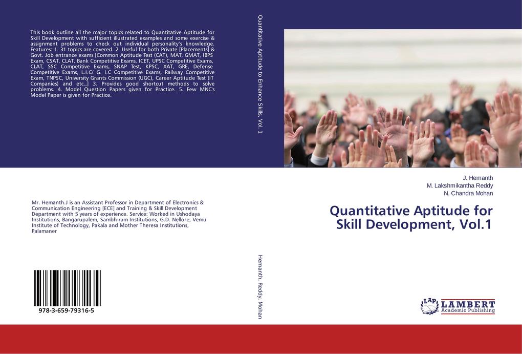 Quantitative Aptitude for Skill Development Vol.1