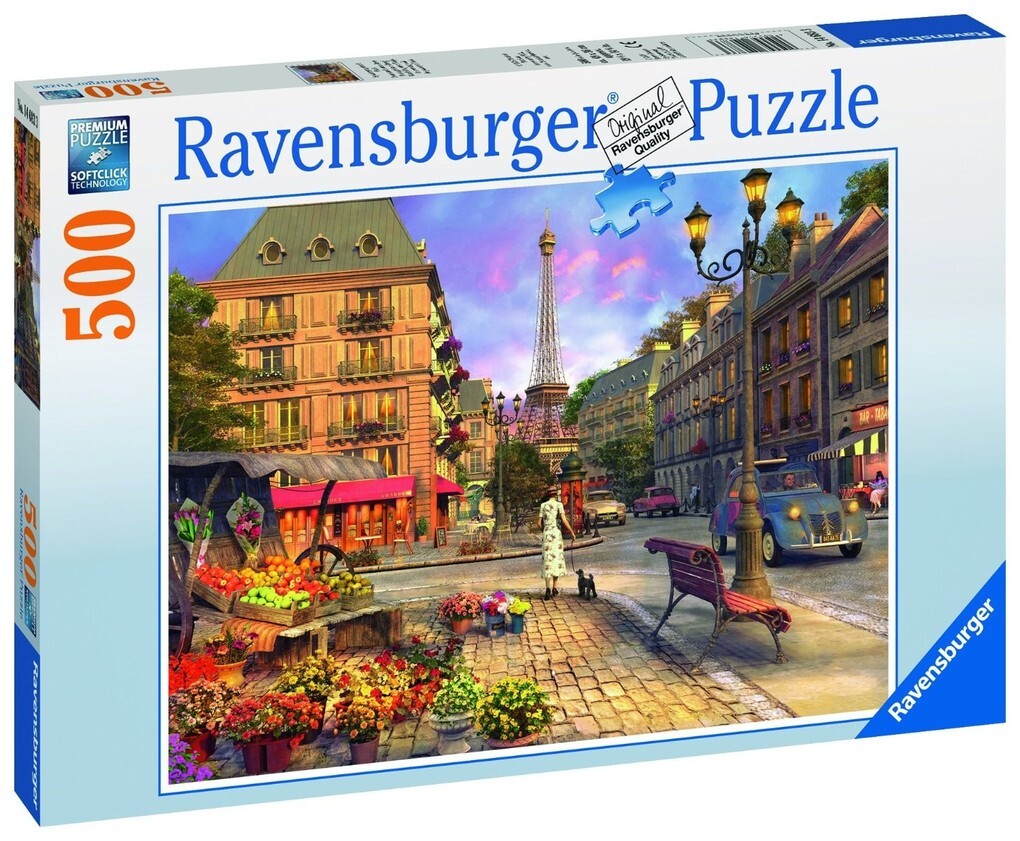 Image of Puzzle 500 Teile, 49x36 cm, Puzzle Spaziergang durch Paris