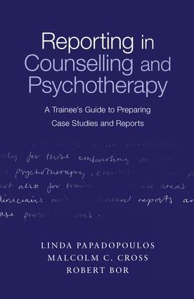 Reporting in Counselling and Psychotherapy