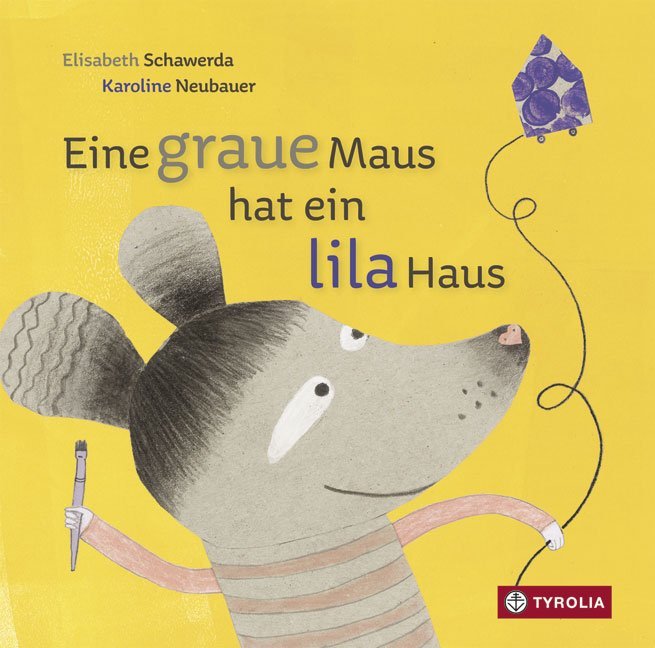 Image of Eine graue Maus hat ein lila Haus