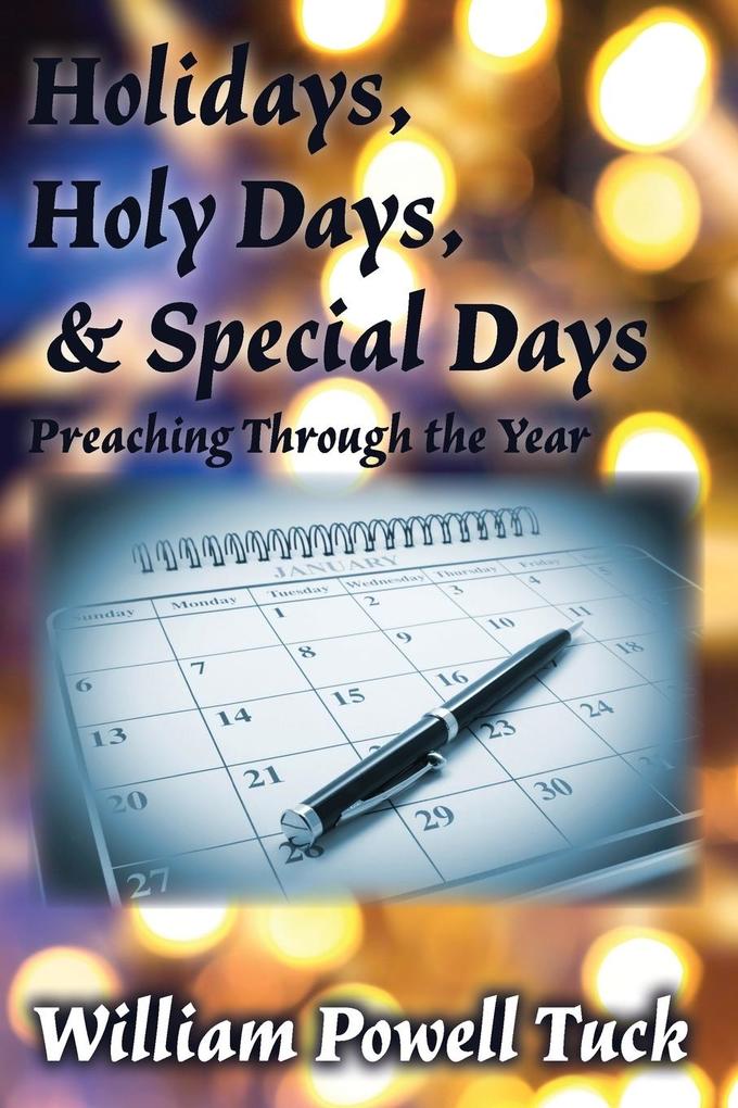 Holidays Holy Days & Special Days