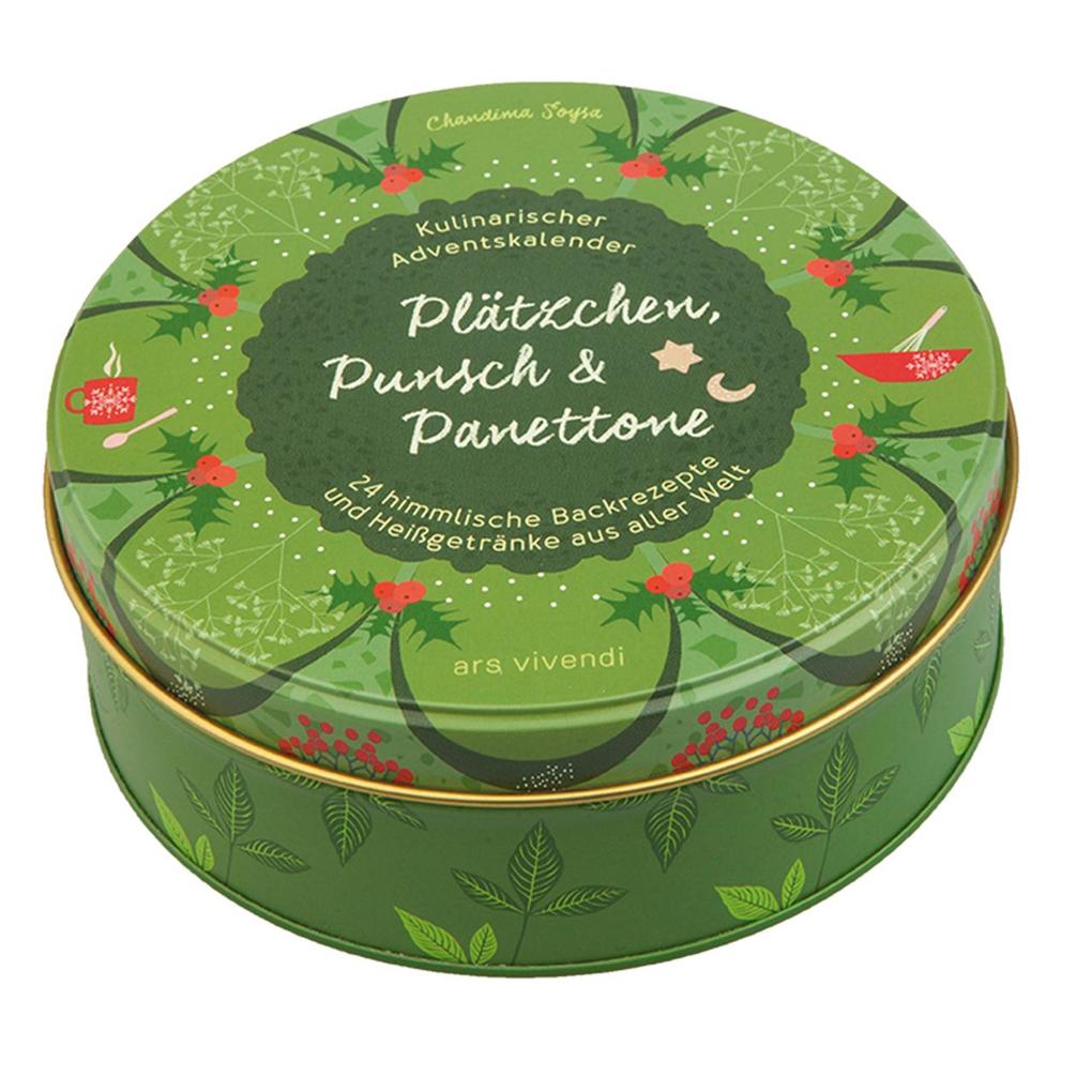 Adventskalender Plätzchen Punsch & Panettone - 24 himmlische Backrezepte und Heißgetränke aus aller Welt