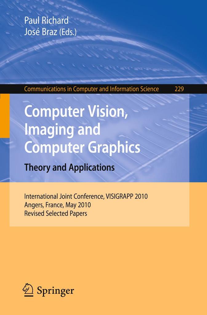 Computer Vision Imaging and Computer Graphics. Theory and Applications