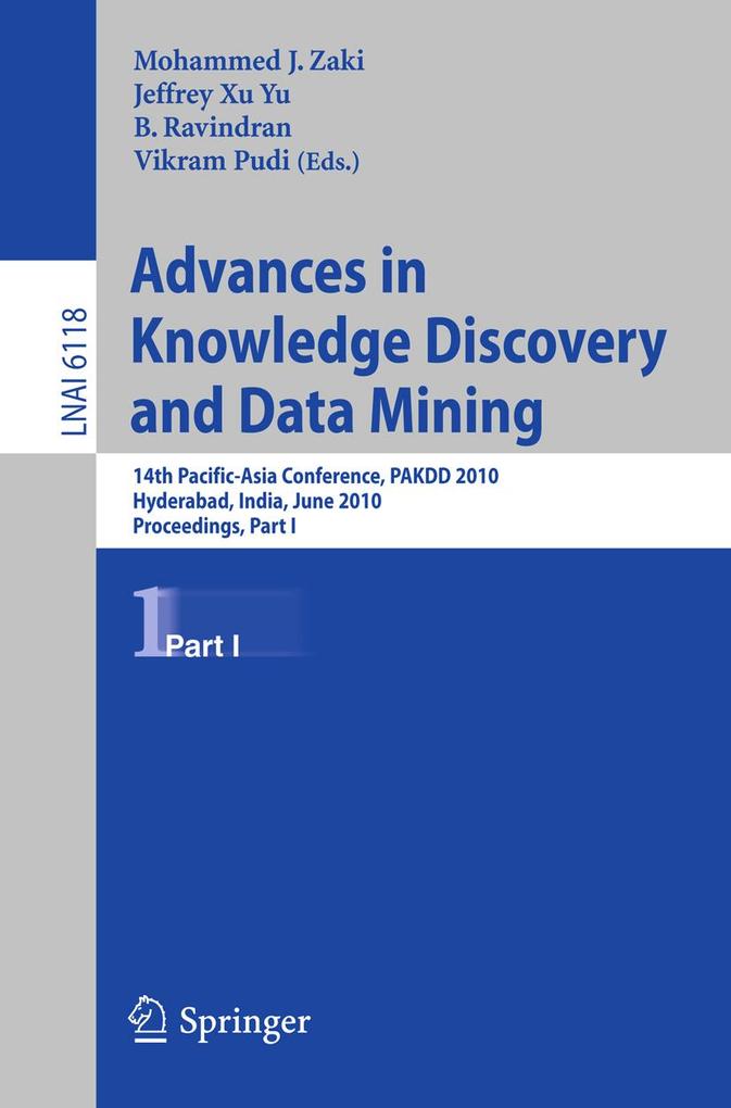 Advances in Knowledge Discovery and Data Mining Part I