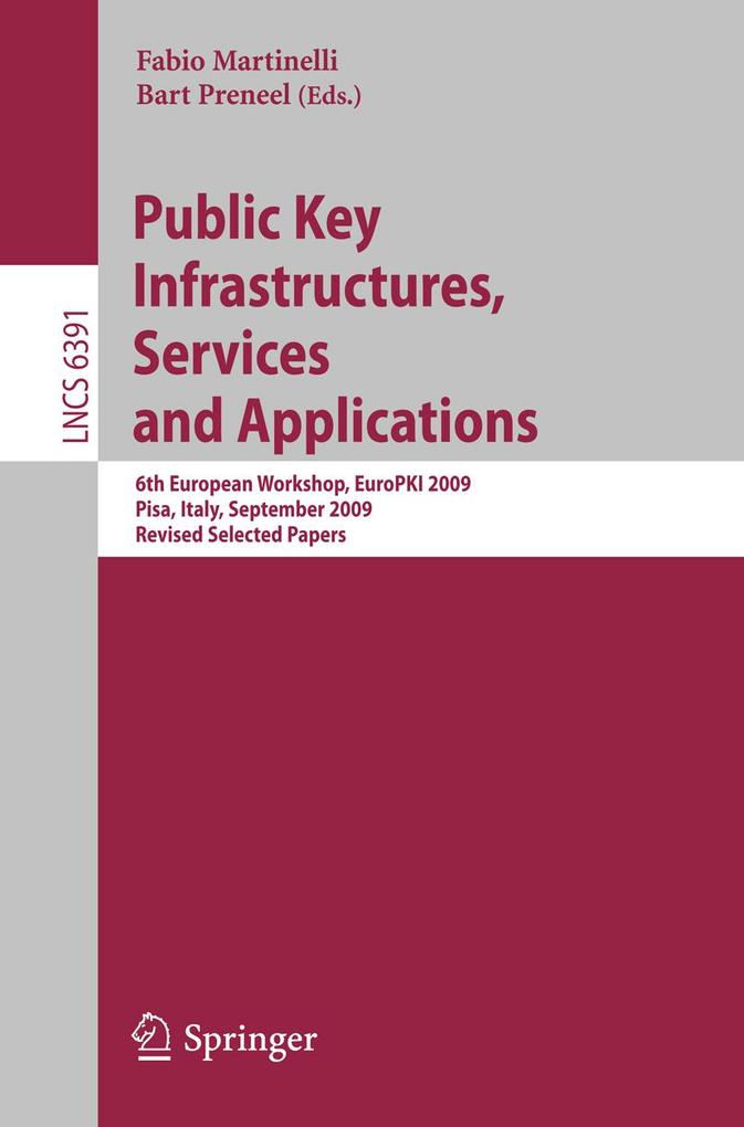 Public Key Infrastructures Services and Applications
