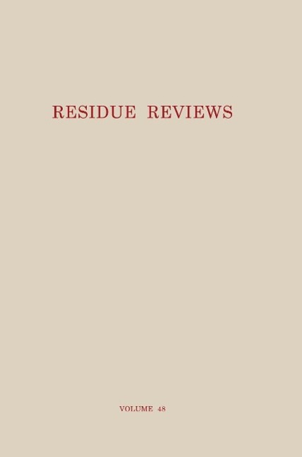 Residue Reviews