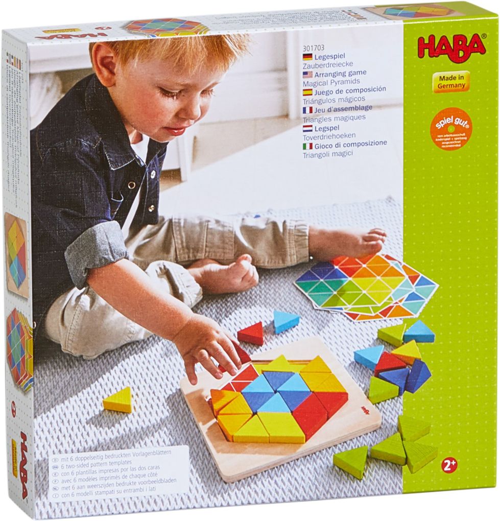 Image of HABA 301703 - Legespiel Zauberdreiecke