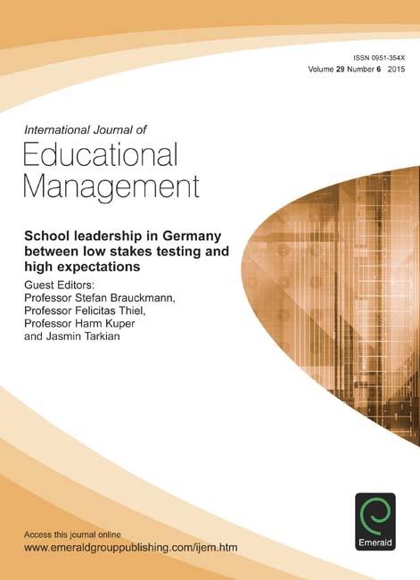 School leadership in Germany between low stakes testing and high expectations
