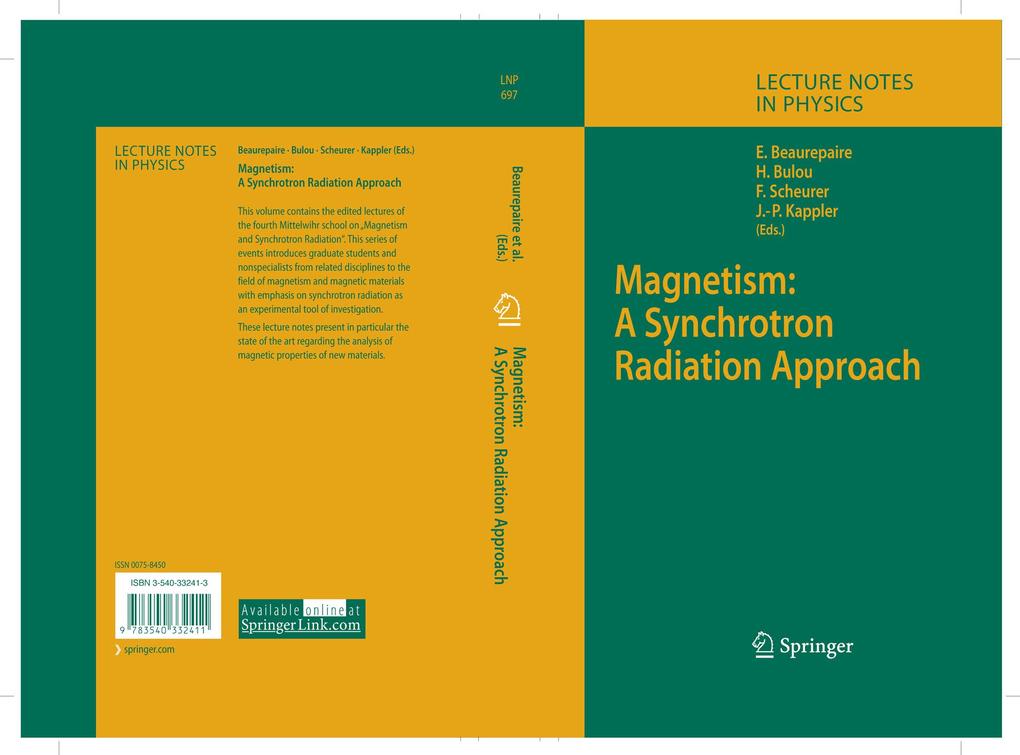 Magnetism: A Synchrotron Radiation Approach