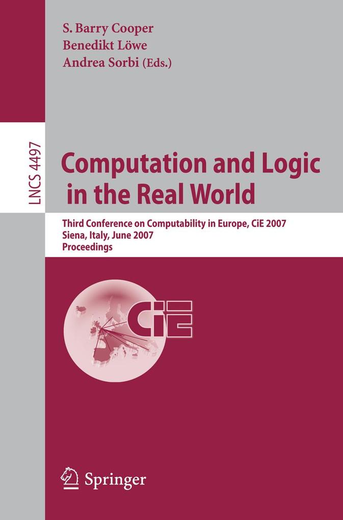 Computation and Logic in the Real World