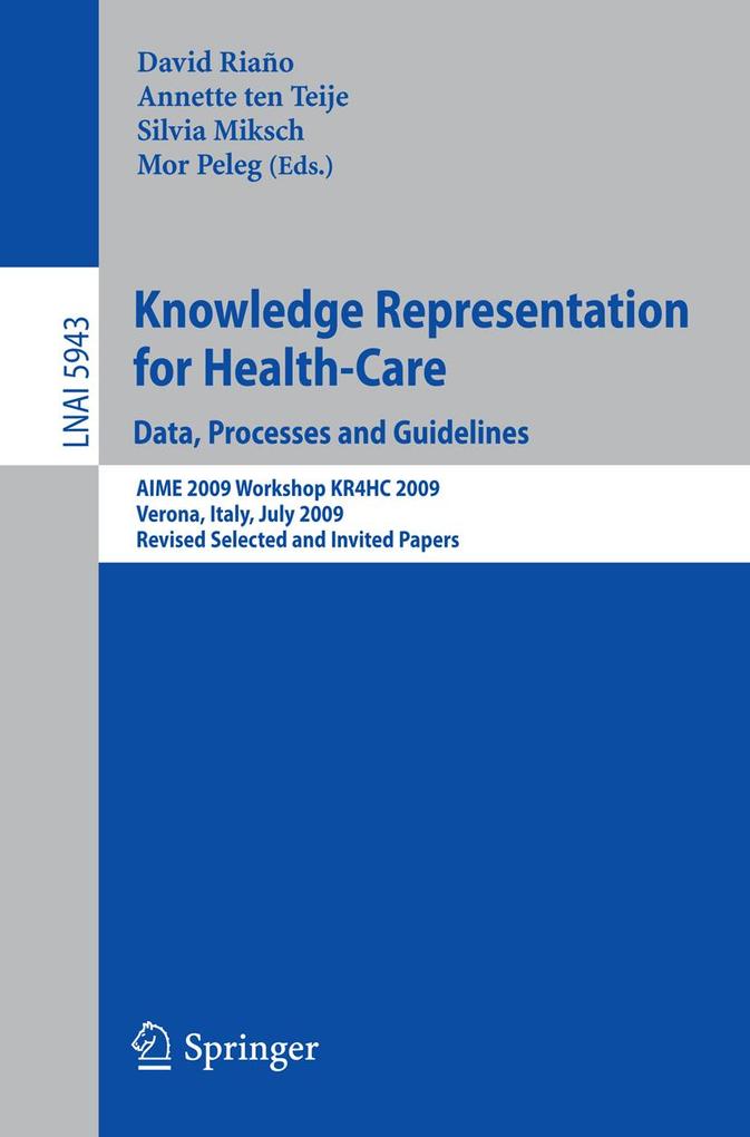 Knowledge Representation for Health-Care. Data Processes and Guidelines