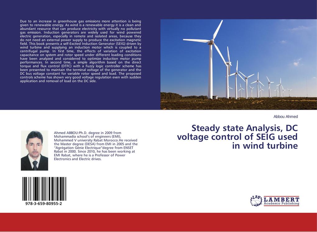 Steady state Analysis DC voltage control of SEIG used in wind turbine