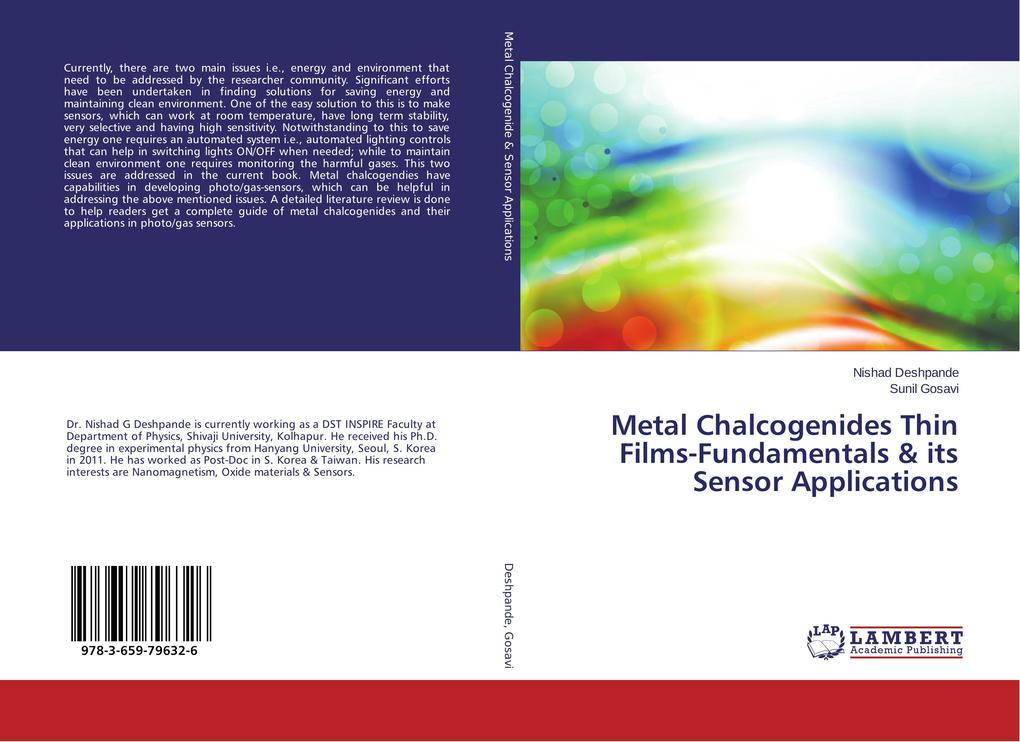 Metal Chalcogenides Thin Films-Fundamentals & its Sensor Applications