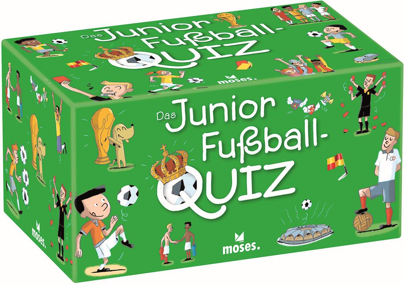 Image of Moses MOS90233 - Das Junior Fußball Quiz, Kartenspiel, Wissensspiel