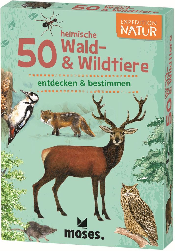 Image of Buch - Expedition Natur: 50 heimische Wald- & Wildtiere entdecken & bestimmen