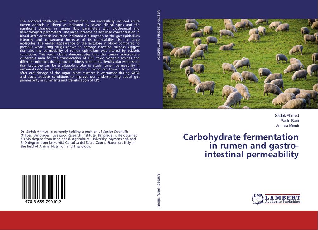 Carbohydrate fermentation in rumen and gastro-intestinal permeability