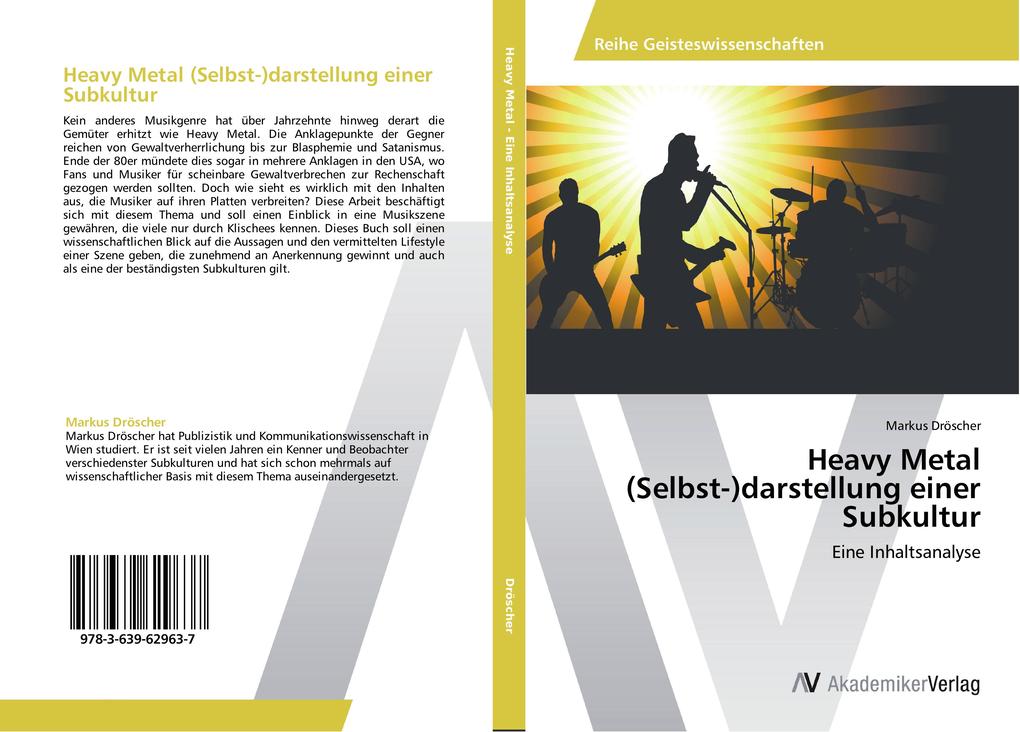 Heavy Metal (Selbst-)darstellung einer Subkultur