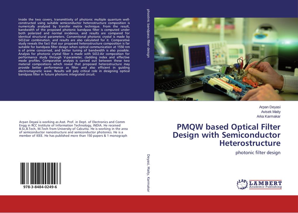 PMQW based Optical Filter Design with Semiconductor Heterostructure