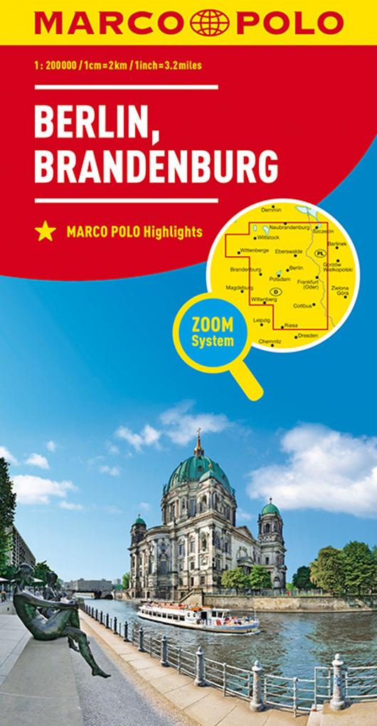MARCO POLO Regionalkarte Deutschland 04 Berlin Brandenburg 1:200.000