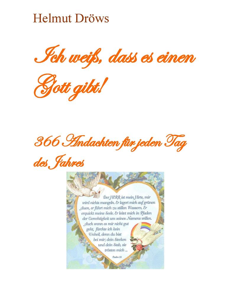 Ich weiß dass es einen Gott gibt