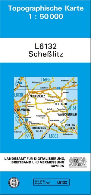 Topographische Karte Bayern Scheßlitz
