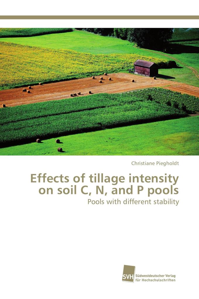 Effects of tillage intensity on soil C N and P pools