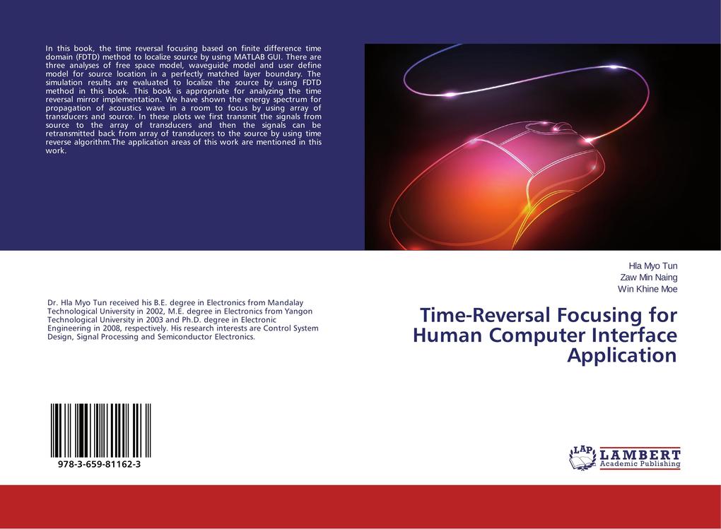 Time-Reversal Focusing for Human Computer Interface Application