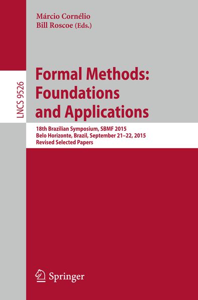 Formal Methods: Foundations and Applications