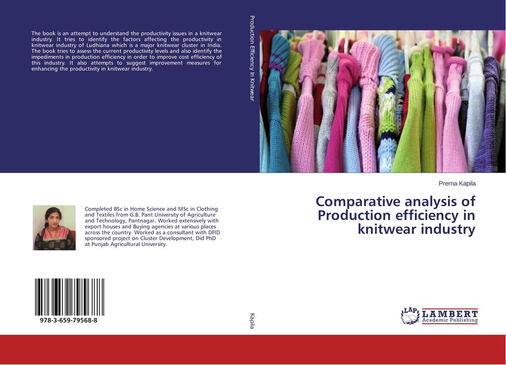 Comparative analysis of Production efficiency in knitwear industry