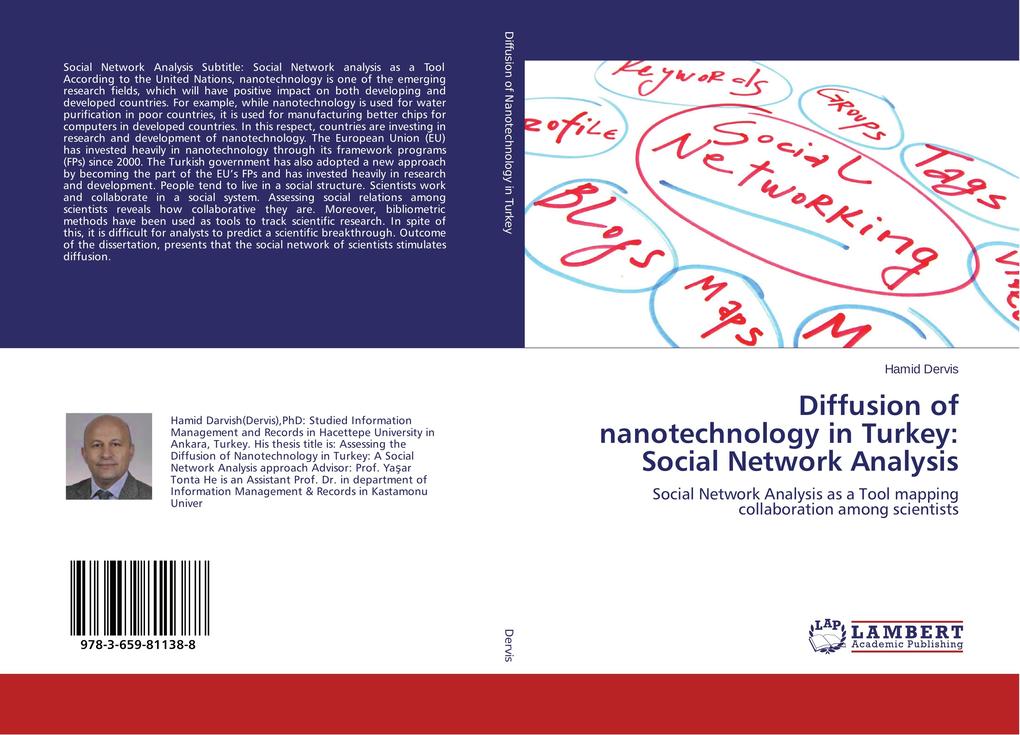 Diffusion of nanotechnology in Turkey: Social Network Analysis