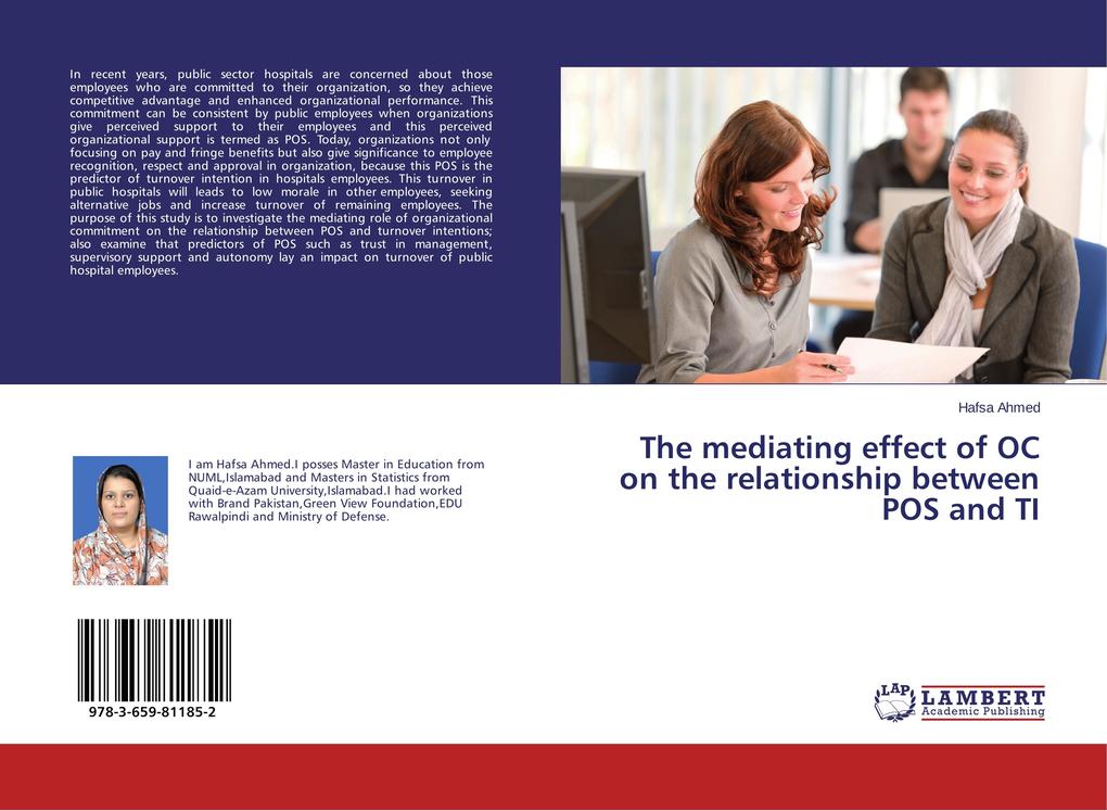 The mediating effect of OC on the relationship between POS and TI